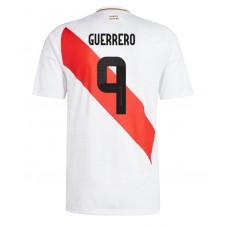 Peru Paolo Guerrero #9 Hjemmedrakt Copa America 2024 Kortermet